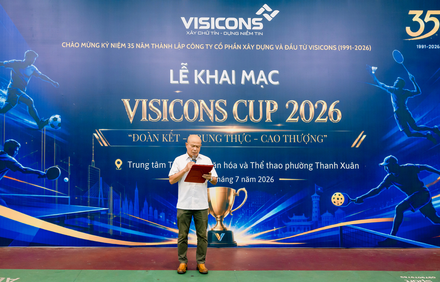 Khai mạc Visicons Cup 2026 - Chào mừng kỷ niệm 35 năm thành lập Visicons