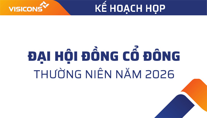 Công bố thông tin: Kế hoạch họp ĐHĐCĐTN năm 2026 và ngày Đăng ký cuối cùng để thực hiện quyền tham dự ĐHĐCĐTN năm 2026