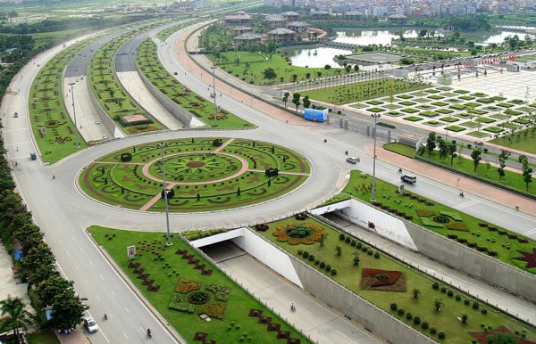 Nút giao thông đường cao tốc Láng - Hòa Lạc